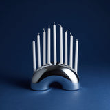 Nosh Menorah - Chrome