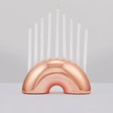 Nosh Menorah - Rose Gold