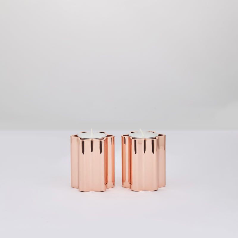 Candle Holders - Rose Gold