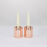 Candle Holders - Rose Gold